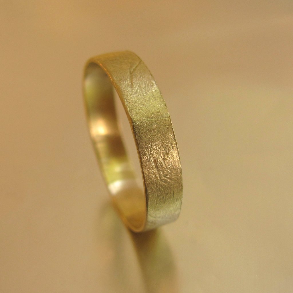 Wedding Ring. 14k Yellow Gold Wedding Ring For Men/Women. Wedding Band.